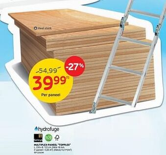 Multiplex-paneel topplex