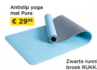 Antislip yoga mat pure