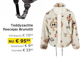 Molecule Teddyzachte fleecejas brunotti aanbieding