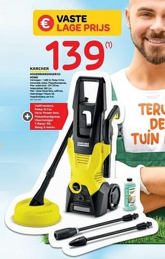Brico Kärcher hogedrukreiniger k3 home aanbieding