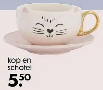 Kop en schotel