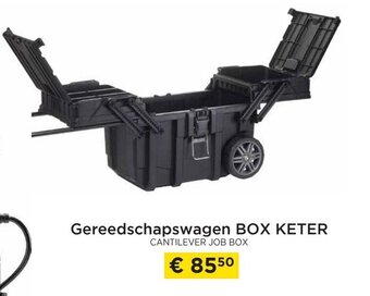 Gereedschapswagen box keter