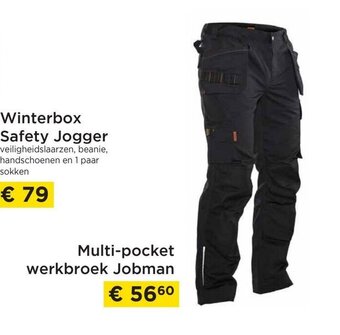 Multi-pocket werkbroek jobman