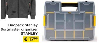 Duopack stanley sortmaster organizer stanley