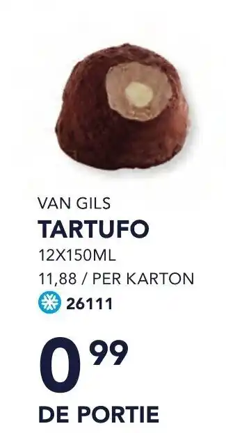 Bidfood Van gils tartufo de portie aanbieding