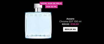 Azzaro chrome edt 100 ml