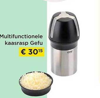Multifunctionele kaasrasp gefu