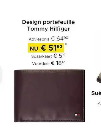 Design portefeuille tommy hilfiger