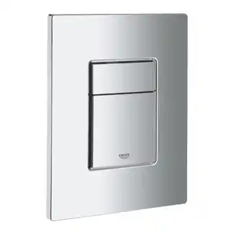 Sawiday Grohe skate cosmopolitan bedieningspaneel dualflush horizontaal/verticaal kunststof chroom aanbieding