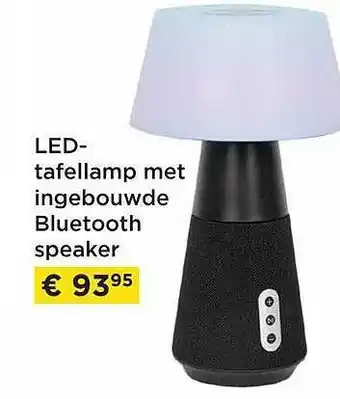 Molecule Ledtafellamp met ingebouwde bluetooth speaker aanbieding