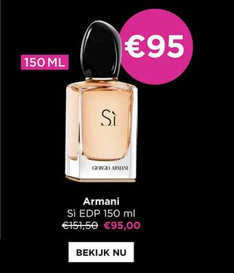 ICI PARIS XL Armani si edp 150 ml aanbieding