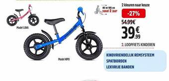 Intersport Loopfiets kinderen aanbieding