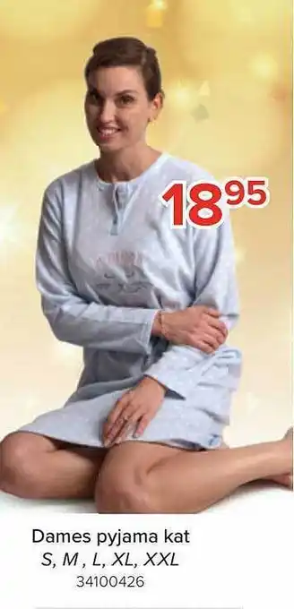 Dames pyjama kat