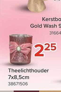 Euroshop Theelichthouder aanbieding