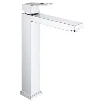 Grohe eurocube waterbesparende wastafelkraan verhoogd chroom