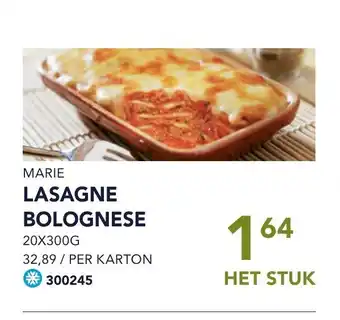 Bidfood Marie lasagne bolognese het stuk aanbieding
