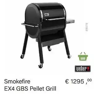 Multi bazar Smokefire ex4 gbs pellet grill aanbieding