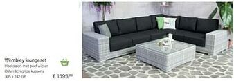 Multi bazar Wembley loungeset aanbieding