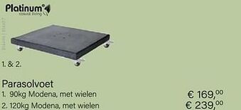 Multi bazar Parasolvoet aanbieding