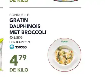 Bonduelle gratin dauphinois met broccoli de kilo