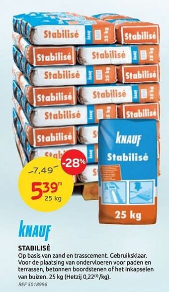 Brico Stabilisé aanbieding