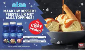 Bidfood Alsa maak uw dessert feestelijk met alsa toppings 1kg aanbieding