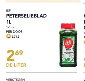 Isfi peterselieblad de liter