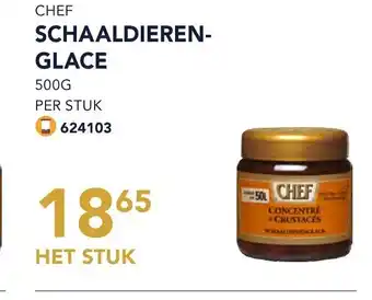 Bidfood Chef schaaldierenglace het stuk aanbieding
