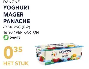 Bidfood Danone yoghurt mager panache het stuk aanbieding