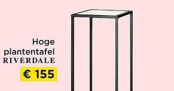 Hoge plantentafel riverdale