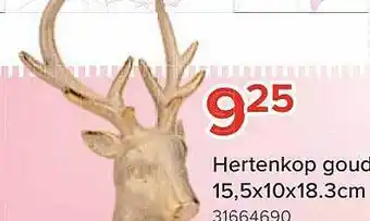 Hertenkop goud