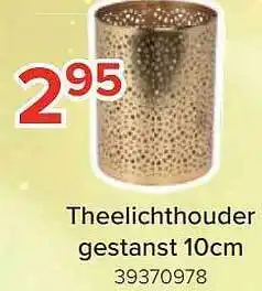 Euroshop Theelichthouder gestanst 10cm aanbieding