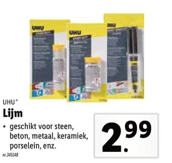 Lidl Uhu Lijm aanbieding