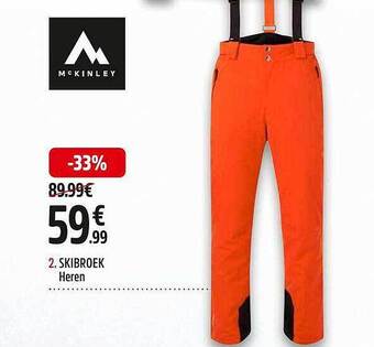 Intersport Skibroek heren aanbieding