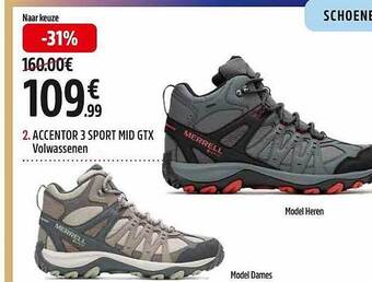 Intersport Accentor 3 sport mid gtx volwassenen aanbieding