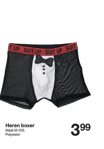 Zeeman Heren boxer aanbieding
