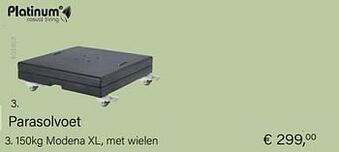 Multi bazar Parasolvoet aanbieding