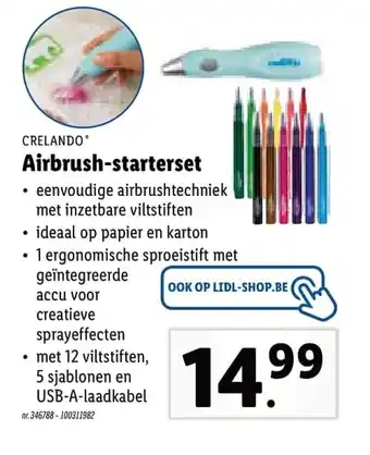 Crelando Airbrush-starterset