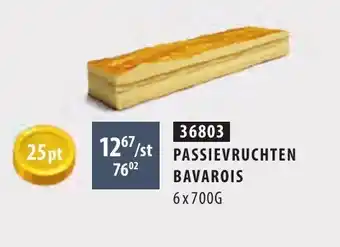 Bidfood Passievruchten bavarois 6x700g aanbieding