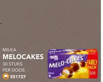 Melocakes 30 stuks 3+1  gratis
