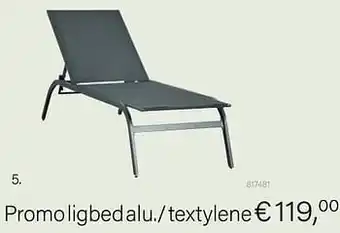 Multi bazar Promo ligbed alu.- textylene aanbieding
