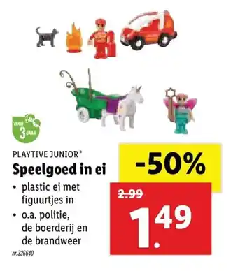 Lidl Playtive Junior Speelgoed in ei aanbieding