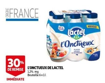Auchan L'onctueux de lactel aanbieding