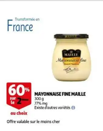 Auchan Mayonnaise fine maille 300g aanbieding
