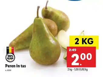 Lidl Peren in tas aanbieding