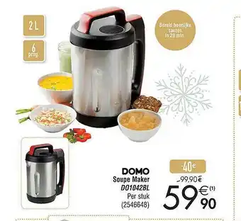 Cora Domo soupe maker aanbieding