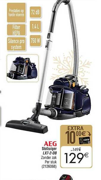 Cora Aeg stofzuiger aanbieding