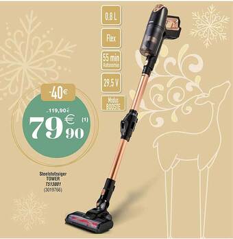Cora Steelstofzuiger tower aanbieding