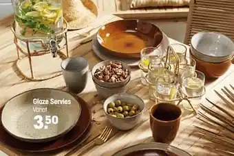 Kwantum Glaze servies aanbieding