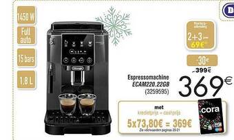 Cora Espressomachine aanbieding